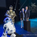 R2-D2, C-3PO, GEORGE LUCAS, ROBERT A. IGER (Chairman and Chief Executive Officer, The Walt Disney Company)